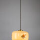 Vintage glass pendant light