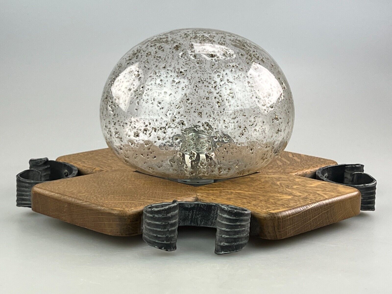 60s 70s wall lamp wall light glass Brutalist Kaiser Leuchten Germany