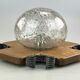 60s 70s wall lamp wall light glass Brutalist Kaiser Leuchten Germany