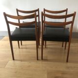 Series 4 vintage chairs Scandinavian style