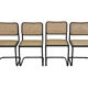 Cesca design chair b32 model in black set of four