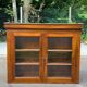 19th century Louis Philippe solid wood display case