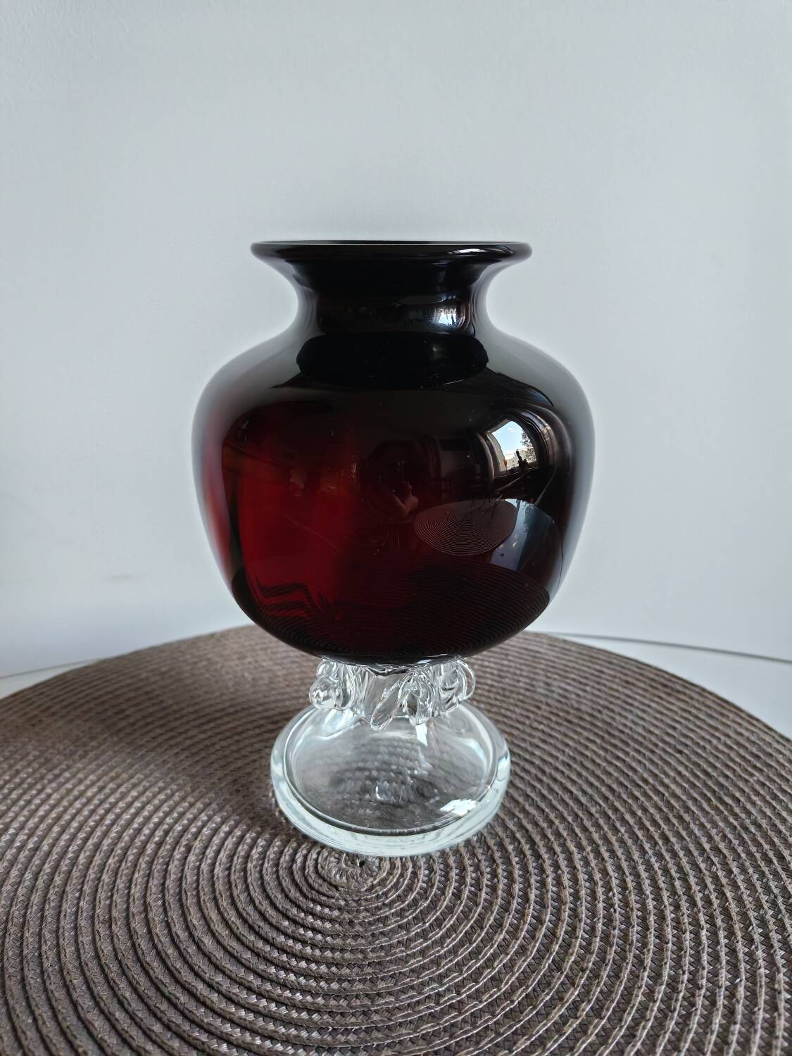 Vintage glass vase
