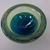 Maltese glass ashtray from Mdina, 1960s