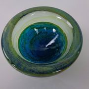 Maltese glass ashtray from Mdina, 1960s