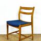 6 chaises scandinave en chêne 1960