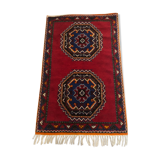 Berber wool carpet 106x131cm