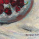 Oil on cardboard by Robert SIMON (1888-1961) Still life with cherries,