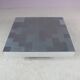 1970s Brushed aluminium coffee table from Italy