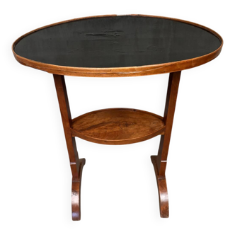 Cherry wood pedestal table