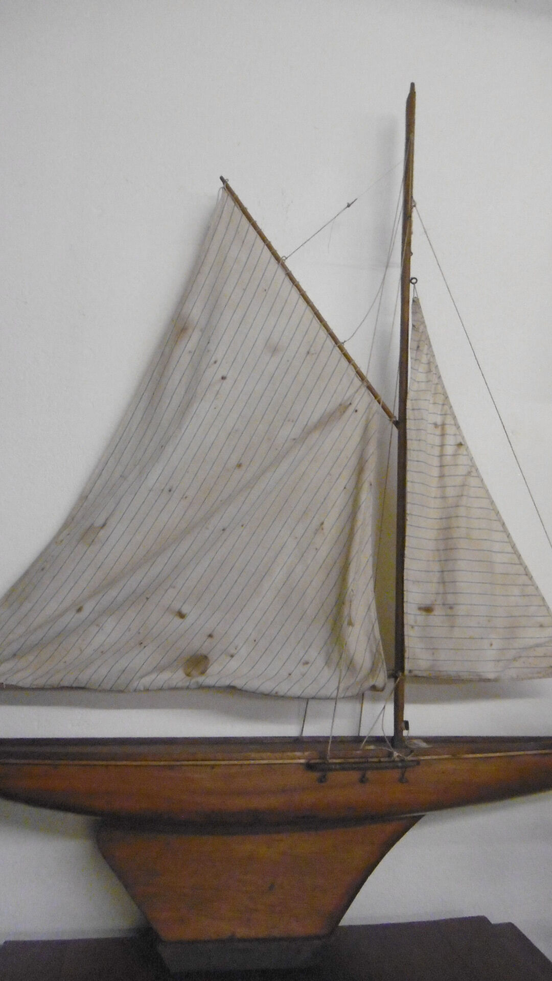 Pool sailboat, model of old boat