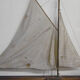 Pool sailboat, model of old boat