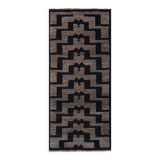 Vintage Turkish Oushak Rug Handwoven 85x195 cm