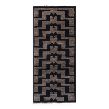 Tapis vintage turc de oushak tissé à la main 85x195 cm