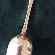 Solid silver teaspoon, Vieillard hallmark, 1st standard Paris, 18g