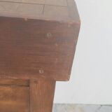 Butcher's block old wooden preparation table