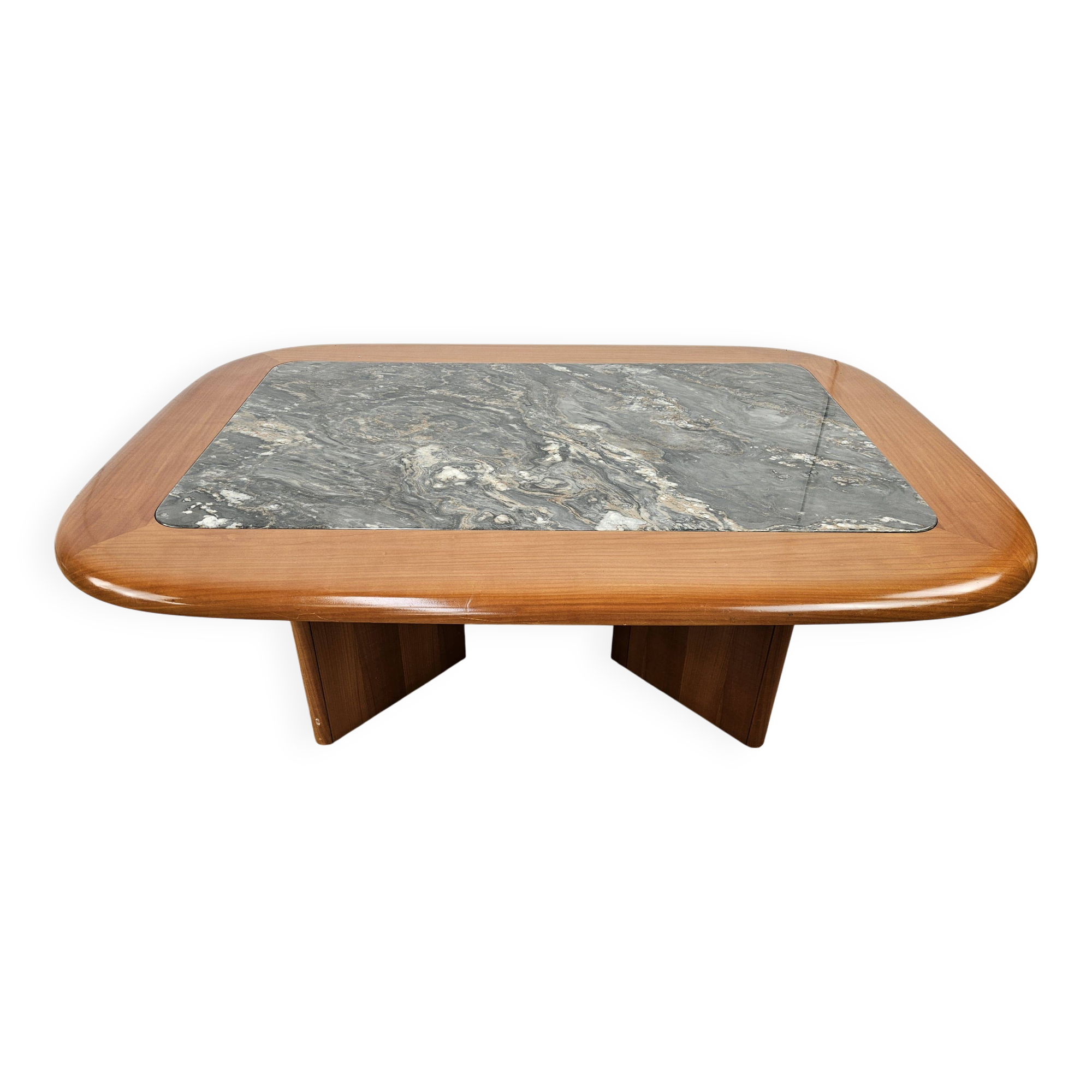 Coffee table with marble top by Hohnert Design, Germany, 1960