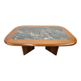 Coffee table with marble top by Hohnert Design, Germany, 1960