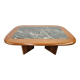 Coffee table with marble top by Hohnert Design, Germany, 1960
