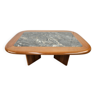 Table basse avec plateau en marbre par Hohnert Design, Allemagne, 1960