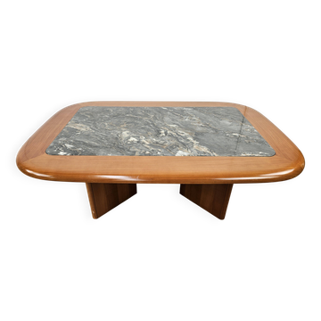 Table basse avec plateau en marbre par Hohnert Design, Allemagne, 1960