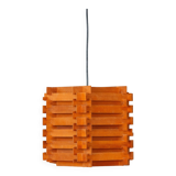 Danish vintage teak lamp from 1970s