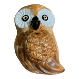 String reel unwinder in the shape of an "Owl" in ceramic.