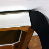 Mirror Art Deco coffee table - curved feet