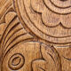 Art Deco buffet in raw and solid oak, 1935