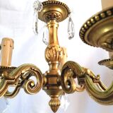 5-light bronze chandelier
