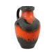 Grand vase Fat Lava orange Allemagne de l'Ouest Carstens 7315-45