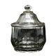 Sugar bowl, Art Deco, pressed glass, Germany, 1950s