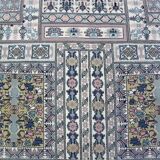 Tapis oriental laine nouée à la main motif floral 185x276cm