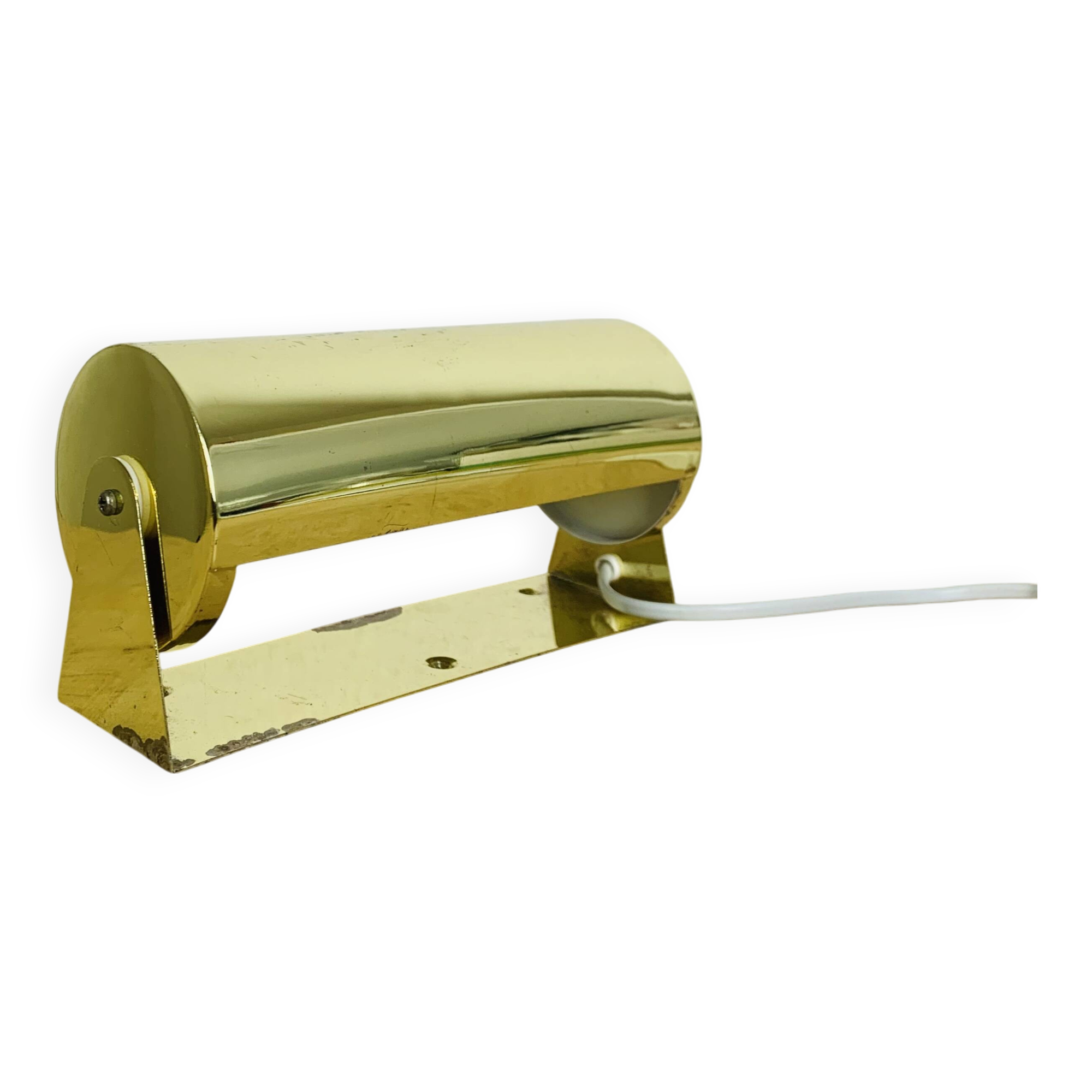 Ikea V413 vintage roller wall lamp, gold metal