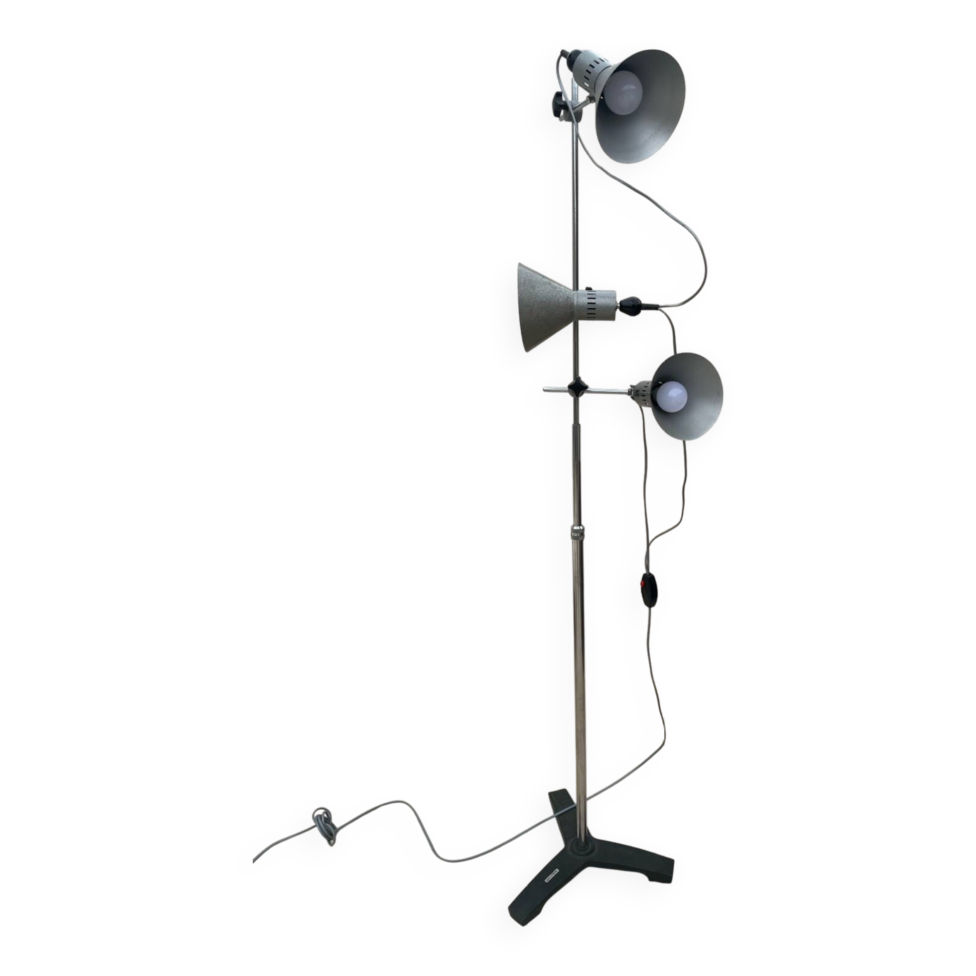 60s industrial floor lamp