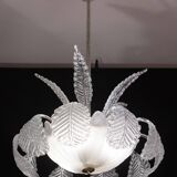 Art Decò, Barovier & Toso Chandelier, Murano Glass, 1950s