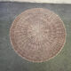 Vintage wicker side table from the 60s