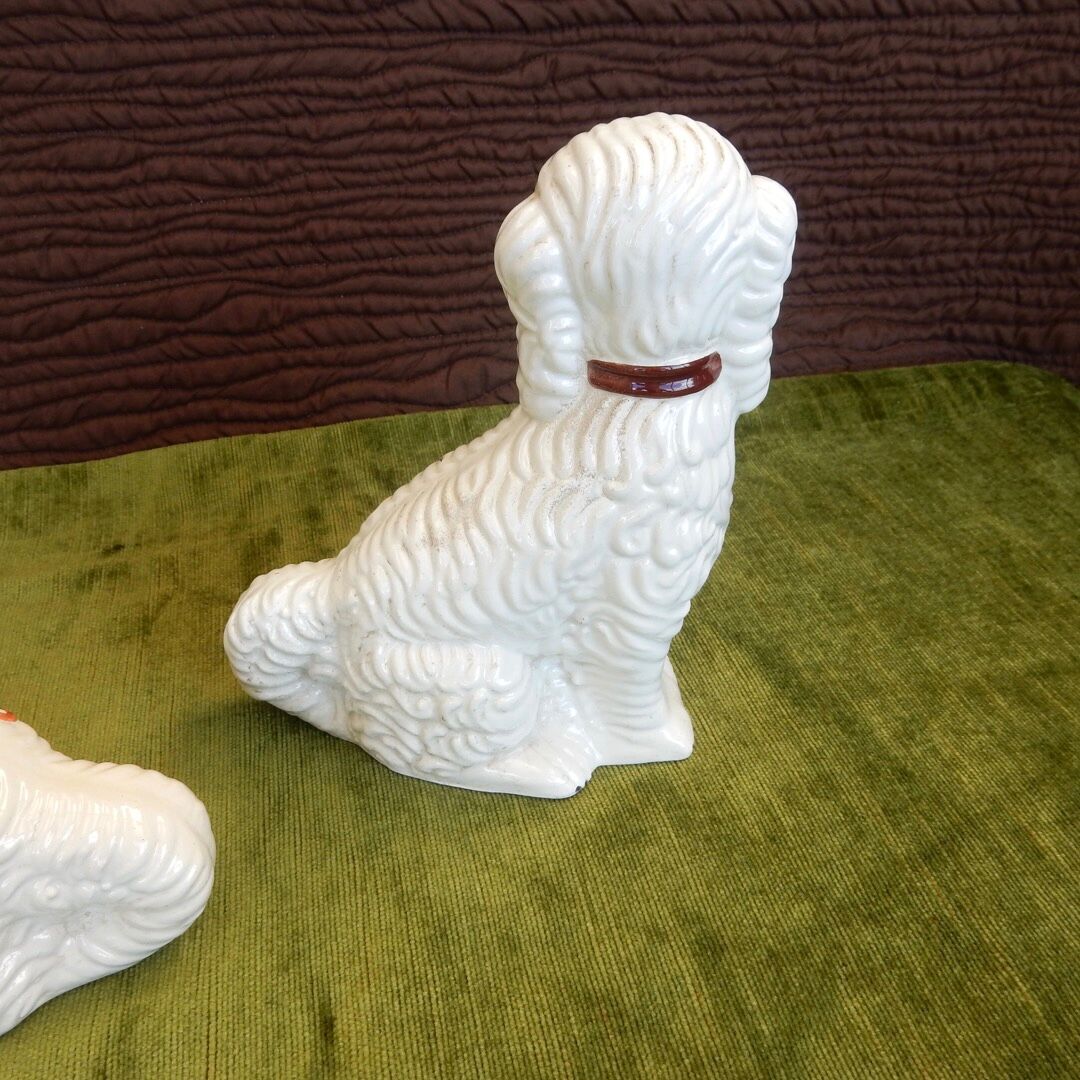 Antique Cavalier King Charles Spaniels Chimney Dogs