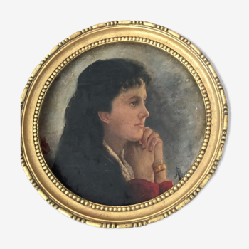 Portrait of a young girl nineteenth century