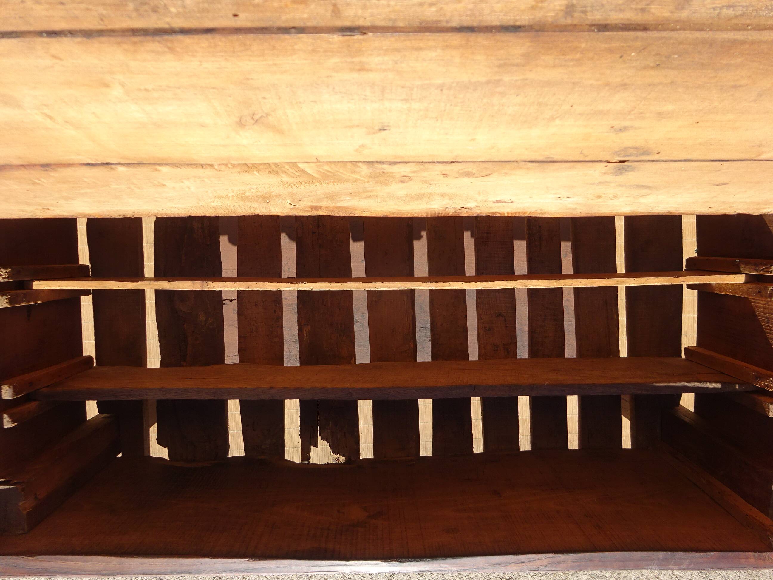 Antique oak furniture, dish drainer