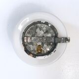 Vintage opaline round ceiling light