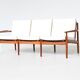 Svend Age Eriksen three-seat sofa in teak Glostrup Denmark 1960
