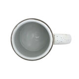 Set of 6 cups and speckled carafe