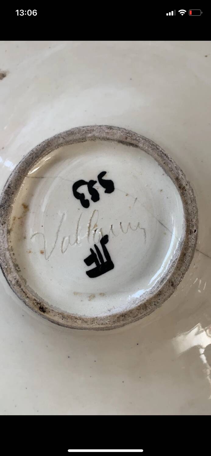 Vintage Vallauris plate