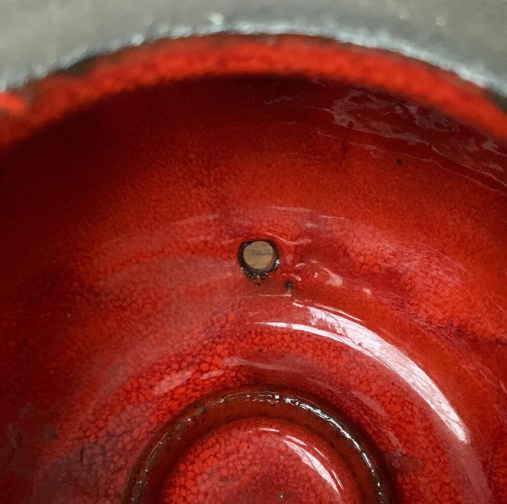 Danish studio candlestick from the mid-century by Lovemose, 1960s.