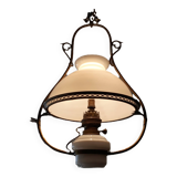Suspension ancienne en opaline