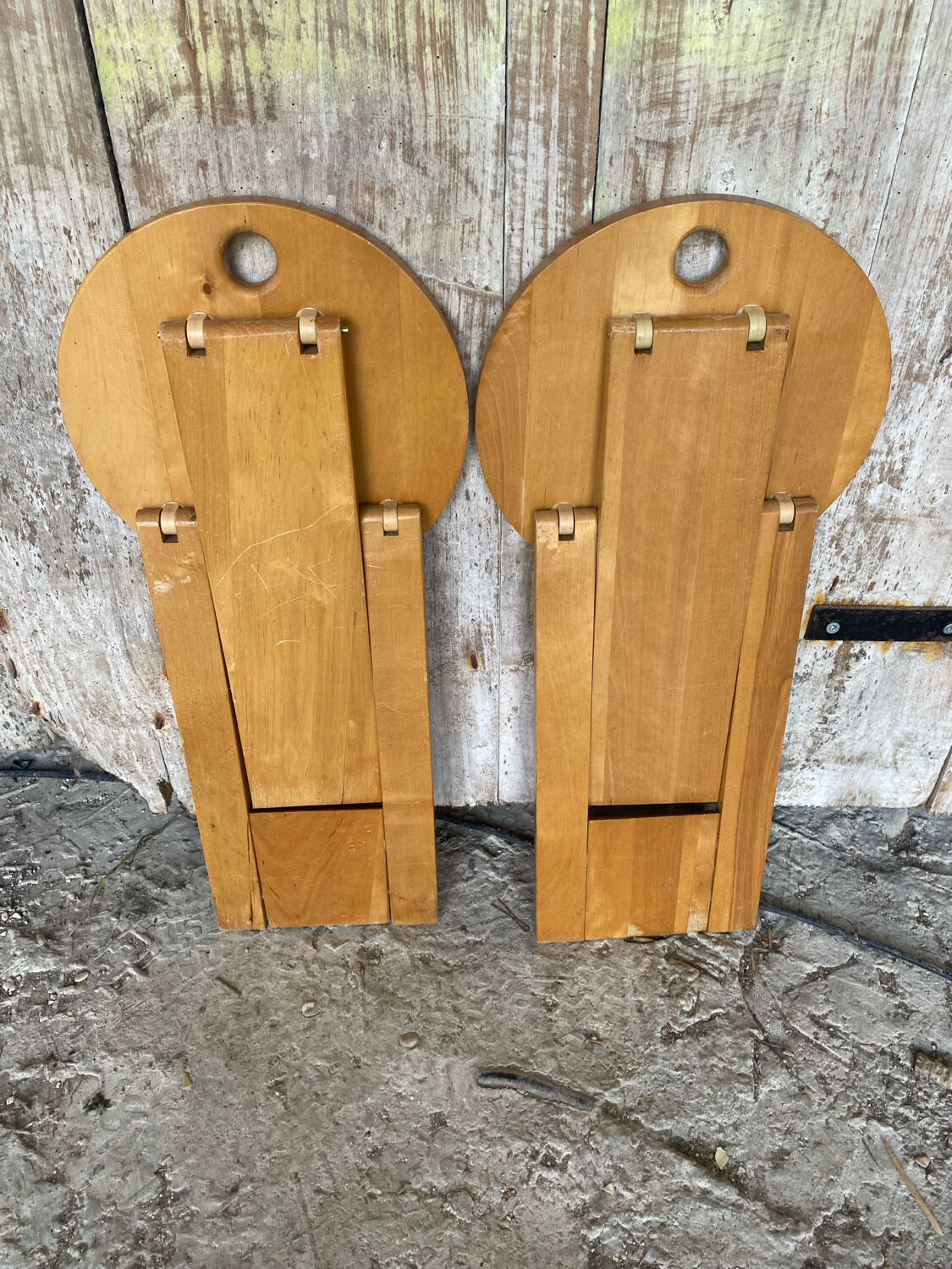 Pair of Folding Stools SUZY Design Adrian Reed Style Roger Tallon Bo