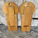 Pair of Folding Stools SUZY Design Adrian Reed Style Roger Tallon Bo