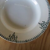 6 assiettes creuses St Amand