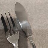 2-piece silver-plated hors d'oeuvre set by Christofle Spatours